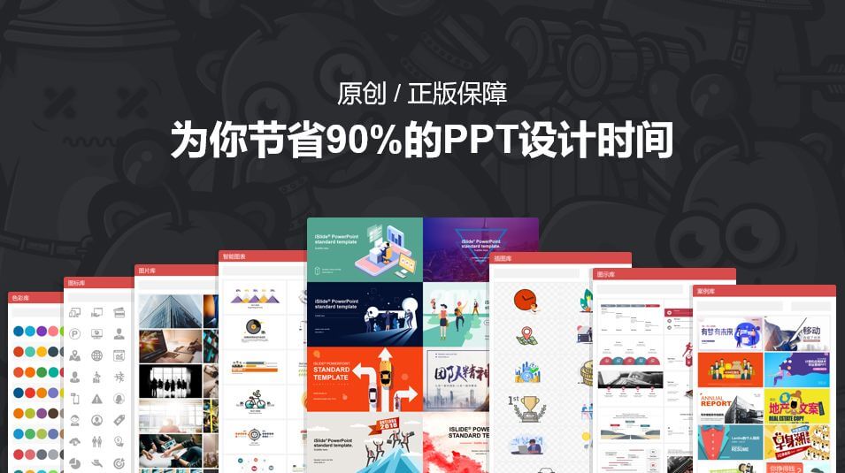 ppt设计神器 iSlide ppt模版 ppt工具