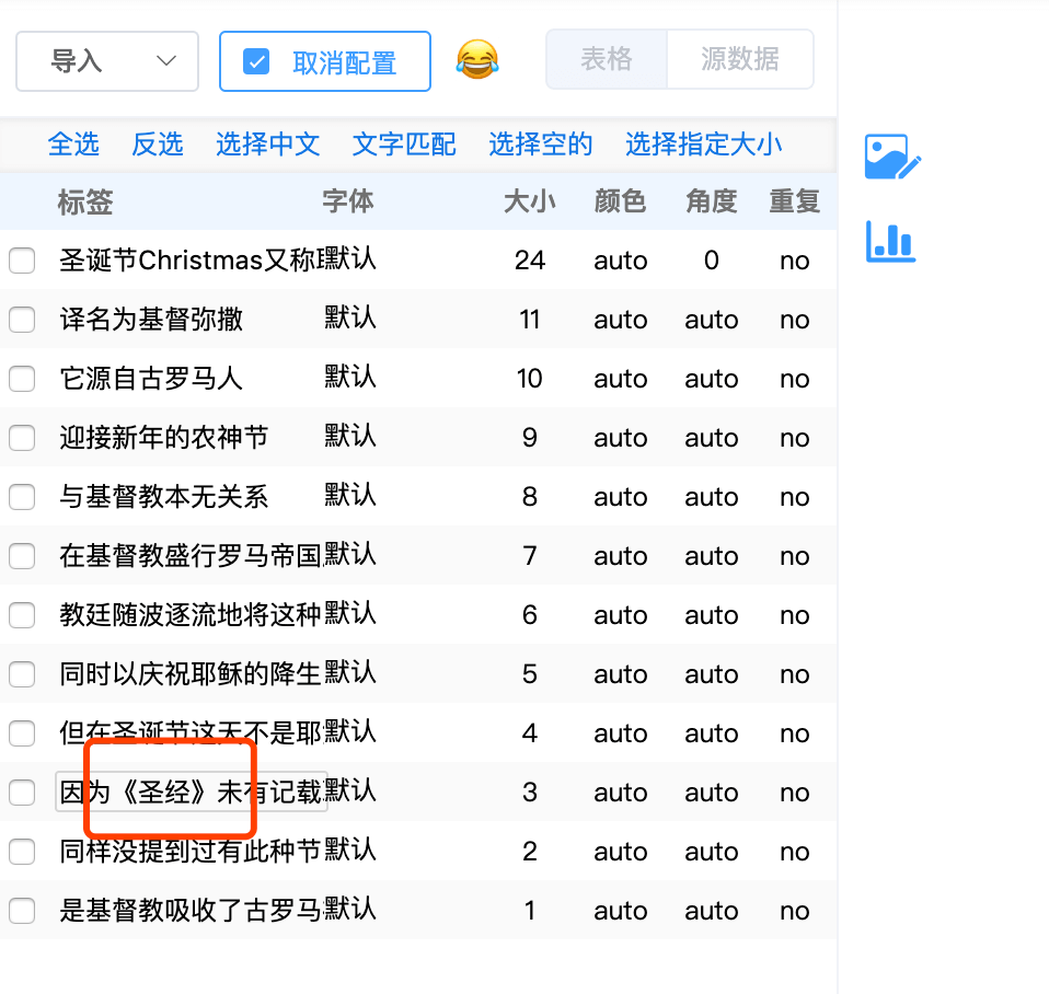 修改指定单词角度 微词云