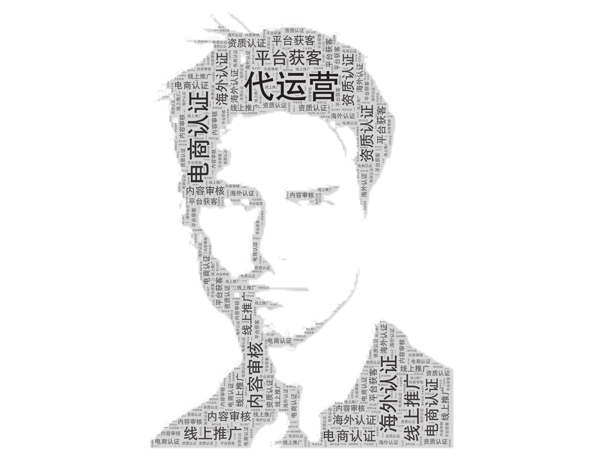 词云轮廓不突出 微词云